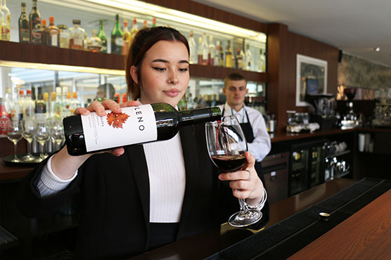Choose from a wide selection of drinks served by our friendly staff.